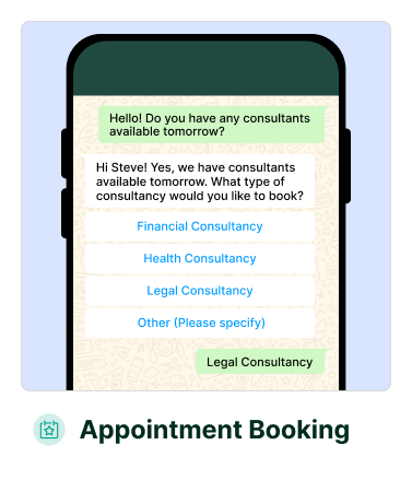 Appointment Booking Chatbot